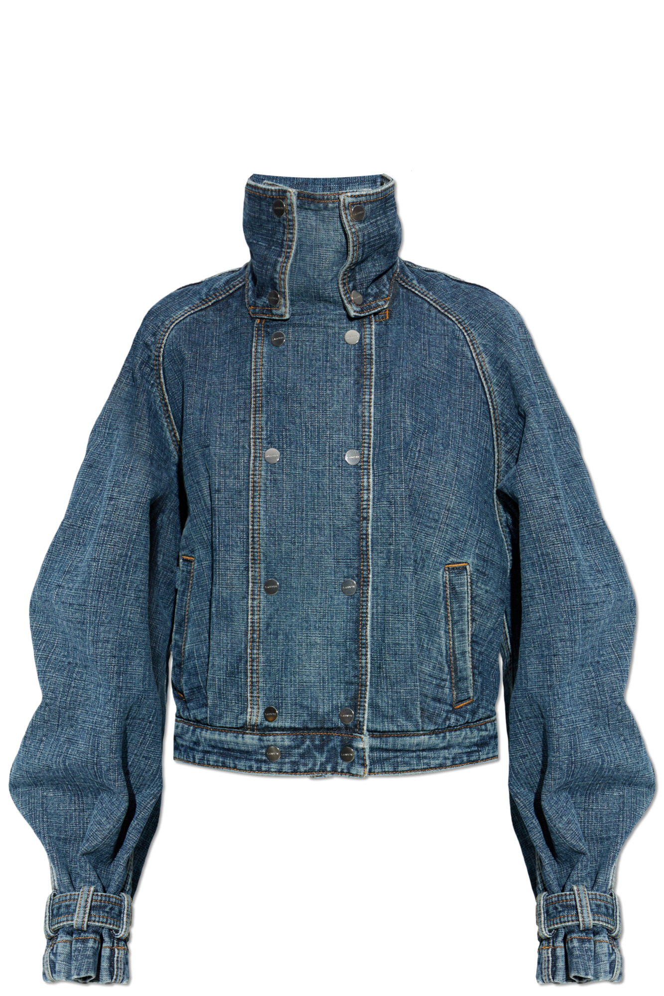 Lanvin Denim jacket with stand-up collar | Women's | Vitkac
